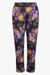 Mads Nørgaard - Bukser - Prue Pants Shiny Sweat - Multi Purple Hebe