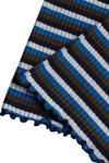 Mads Nørgaard - Bukser - Super Stripe Lonnie Pants - Multi Princess Blue