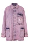Mads Nørgaard  - Jakke - Color Denim Johnny Jacket - Vintage Purple
