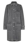 Mads Nørgaard - Jakke - Grey Denim Jeiru Coat - Grey