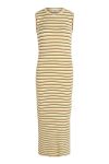 Mads Nørgaard - Kjole - 5x5 Stripe Polly Dress - 5x5 Stripe Croissant