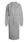 Mads Nørgaard - Kjole - Organic Sweat Moon Dress - Light Grey Melange