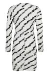 Mads Nørgaard - Kjole - Pollux Altena Dress - AOP Paint Stripe Aop/White Alyssum
