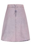 Mads Nørgaard - Nederdel - Color Denim Stelly Skirt - Vintage Purple