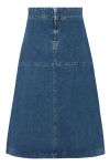 Mads Nørgaard - Nederdel - Denim Lunar Skirt - Vintage Blue