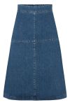 Mads Nørgaard - Nederdel - Denim Lunar Skirt - Vintage Blue