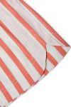 Mads Nørgaard - Shorts - Organic Poplin Ella Shorts - Candy Stripe Cherry Tomato