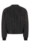 Mads Nørgaard - Sweat - Glitter Stretch Sussie Sweat - Metallic Winetasting