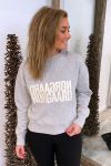 Mads Nørgaard - Sweat - Tilvina P - Light Grey Melange
