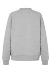 Mads Nørgaard - Sweatshirt - Organic Sweat Allium Sweatshirt - Light Grey Melange