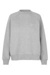 Mads Nørgaard - Sweatshirt - Organic Sweat Allium Sweatshirt - Light Grey Melange