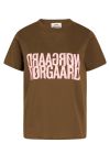 Mads Nørgaard - T-shirt - Single Organic Trenda P Tee - Desert Palm