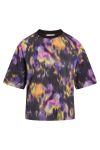 Mads Nørgaard - T-shirt - Trista Tee Heavy Single - Multi Purple Hebe