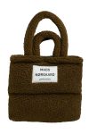 Mads Nørgaard - Taske - Teddy Wool Pillow Bag - Beech