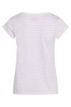 Mads Nørgaard - T-shirt - Organic Favorite Stripe Teasy - White/Light Pink