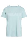 Mads Nørgaard - T-shirts - Single Organic Trenda P - Aqua