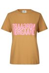 Mads Nørgaard - T-shirt - Single Organic Trenda P Tee - Iced Coffee