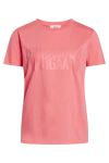 Mads Nørgaard - T-shirt - Single Organic Trenda - Strawberry Pink
