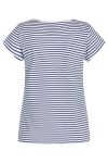 Mads Nørgaard - T-shirt - Teasy Tee FAV - Estate Blue/Brilliant White