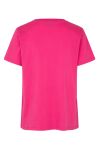 Mads Nørgaard - T-shirt - Single Organic Trenda P Tee - Fuchsia Purple