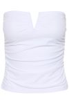 Gestuz - Top - GZmao Tube Top - Bright White (Levering slut april)