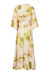 Y.A.S - Kjole - Marga 3/4 Wrap Long Dress S. - Show - Pristine Marga (Levering midt april)