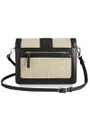 Markberg  - Taske - Jane Crossbody Bag Canvas Mix - Black/Offwhite