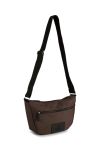 Markberg - Taske - CasieMBG Large Crossb., Recyc - Dark Brown w/Black