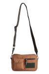 Markberg - Taske - Darla Cross Bag Recycled - Chestnut w/Black