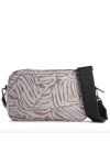 Markberg - Taske - Darla Cross. Bag, Recycled - Zebra Leaf w/Black