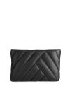 Markberg - Taske - HarlowMBG Clutch, Asym. - Puf. Black