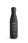 Markberg - Vandflaske - Rebottle 500 ml, Printed Text You - Black