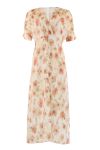 Continue - Kjole - Marly Dress - Burned Flowerprint