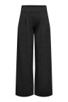 JDY - Bukser - Mary Geggo One Lurex Pant - Black Silver Pinstripe