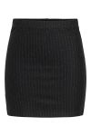 JDY - Nederdel - Mary Lurex Mini Skirt - Black Lurex Pinstripe