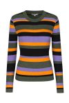 MbyM - Bluse - Minnie Tumeric - Lavender Lurex Stripe