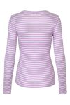 MbyM - Bluse - Lilita - Lavender Sugar Pink Stripe