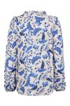 MbyM - Bluse - Vionnet-M - Romola Print Nude Blue