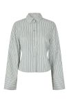 Mbym - Skjorte - Kalana-M - Smoke Blue Kleo Stripe