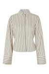 Mbym - Skjorte - Kalana-M - White Kleo Stripe
