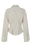 Mbym - Skjorte - Kalana-M - White Kleo Stripe