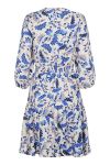 MbyM - Kjole - Rigny-M - Romola Print Nude Blue