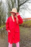 MbyM - Regnjakke - Fabiola - True Red