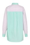 MbyM - Skjorte - Brisa Begonia - Green Mix Stripe