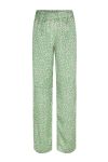 Modström - Bukser - ClarkeMD Print Pants - Classic Green Smiley