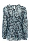 Modström - Bluse - Honny Print Top - Buttercup Blue