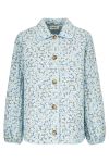 Modström - Jakke - Tonni Print Jacket - Blue Tulip