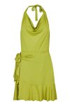 Modström - Kjole - JosefineMD Flowy Dress - Golden Lime
