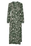 Modström - Kjole - Fern Print Wrap Dress - Ocean Fleur