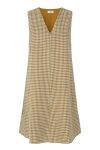 Modström - Kjole - Tenly Dress - Dark Camel Check
